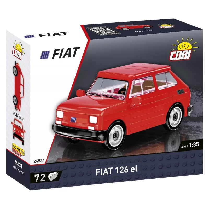 Zestaw konstrukcyjny Cobi Youngtimer Collection Fiat 126p el 24531 — 150 elementów