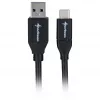 Sharkoon USB 3.2 Gen 2 kabel USB-A Plug> USB-C czarny 1 Metr - Kabel - Cyfrowy/Dane