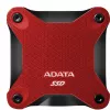 Zewnętrzny SSD ADATA SD620 1 TB, przenośny USB 3.2 Gen 2 (Micro-USB B), prędkość odczytu 520 MB/s, prędkość zapisu 460 MB/s, odporny na wstrząsy, czerwony