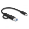 DeLOCK USB Type-C Card Reader CFexpress XQD Aluminium szary 10000 Mbit/s