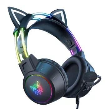 Zestaw słuchawkowy Onikuma X15 PRO Gaming headset Cat Czarny