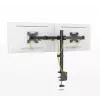 Dual monitor desk mount MONTIS Dual Monitor Mount Everest MT015, 13–27 inch, 2 arms, max 16 kg, VESA 75x75–100x100, Czarny