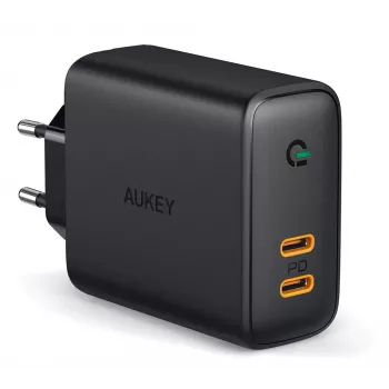 Ładowarka do urządzeń mobilnych AUKEY PA-D2 36W Czarna Wewnętrzna