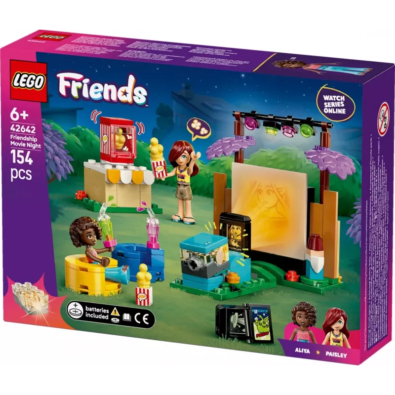 LEGO FRIENDS 42642 Przyjacielski wieczór filmowy