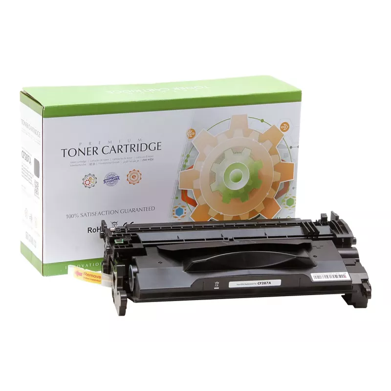 STATIC kompatybilny toner do HP CF287A czarny zamienny 9 000 stron