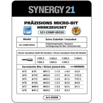 Wkrętarka akumulatorowa Synergy21 S21_LiION 3,6 V kompaktowa