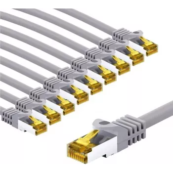 Wentronic 69521 Szary kabel krosowy Ethernet