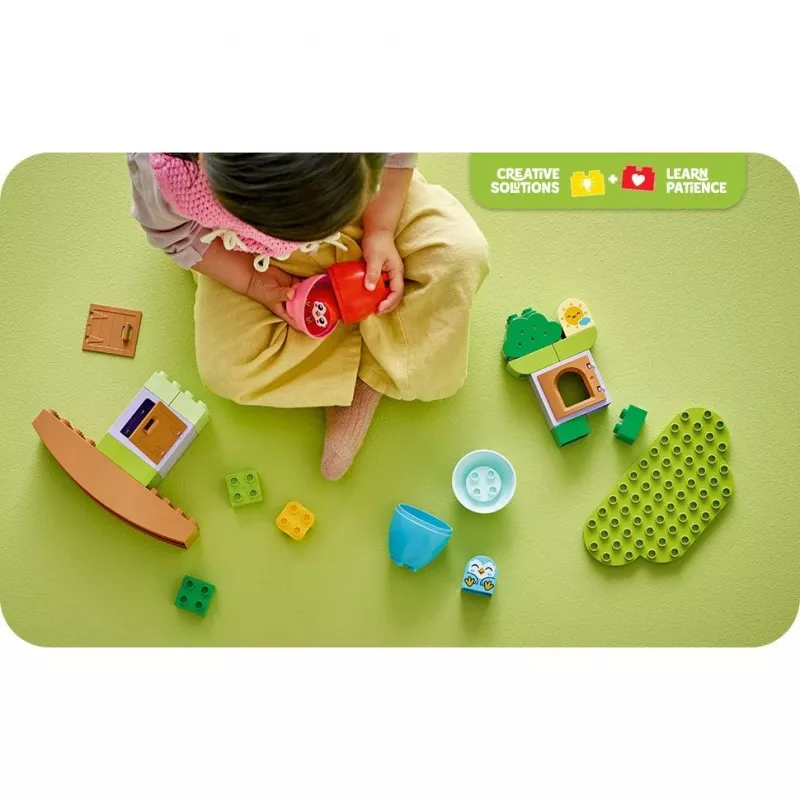 Zabawka konstrukcyjna LEGO DUPLO Drzewo do balansowania i układania 10440 — 27 elementów, dla dzieci od 1,5 roku, duże kolorowe klocki