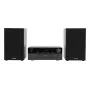 Domowy wieża audio Aiwa MSBTU-550 — 50 W RMS, Bluetooth 10 m, FM, wyświetlacz LED, RCA, czarny