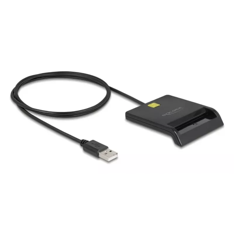 Czytnik kart inteligentnych DeLOCK 91724 USB Type-A Czarny