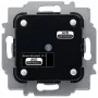Gniazdo wtykowe Busch-Jaeger 2CKA006220A0017 230 V 4 A IP20 Czarny/Szary 71x71x45 mm