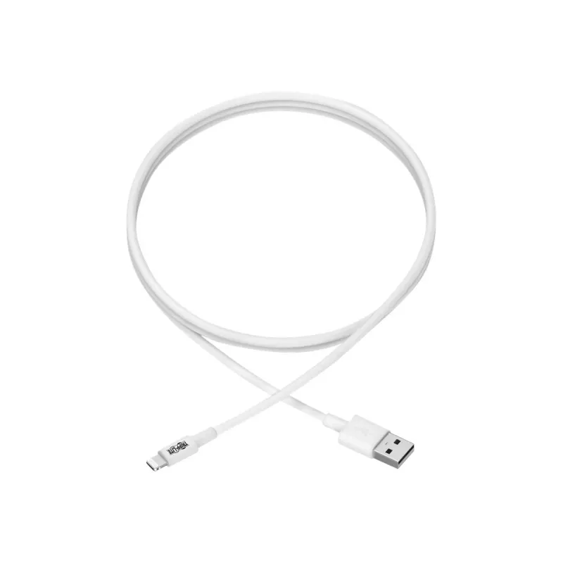 Eaton Tripp Lite Series USB-A to Lightning Sync/Charge Cable (M/M) - MFi Certified, White, 3 ft. (0.9 m) - Daten-/Netzkabel - USB männlich zu Lightnin