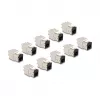 DeLOCK 88118 moduł Keystone płaski czarny RJ-45 10 szt.