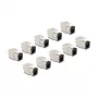 DeLOCK 88118 moduł Keystone płaski czarny RJ-45 10 szt.