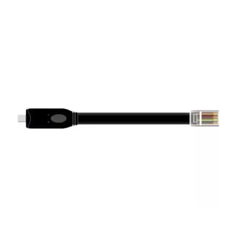 DeLock - Adapter szeregowy - USB-C - RS-232 x 1 - Czarny (63912)