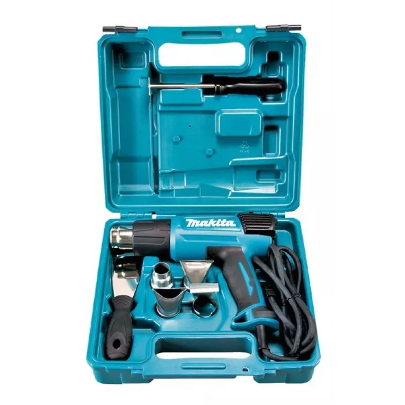 Opalarka Makita HG6031VK 500 l/min 600 °C 1800 W Czarna, Niebieska