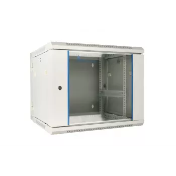 Extralink Szafa rack 9U 600x600 AZH Szara, naścienna, skrzydłowa