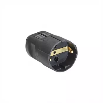 Wtyczka sieciowa typu F Bachmann 912.170 czarna