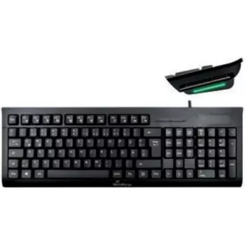 Klawiatura MediaRange MROS114 Office USB QWERTZ niemiecka czarna