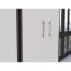 OLIV 2D CLOSED SHELVING UNIT, ANTHRACITE/Biały SET