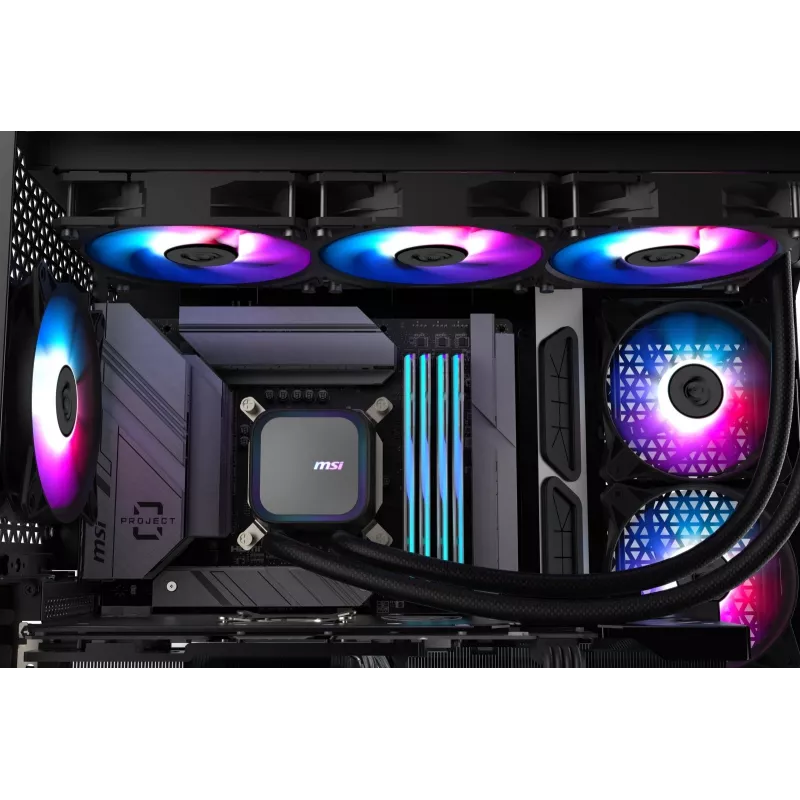 MSI MAG Coreliquid A13 360 Chłodnica AiO do płyty głównej i procesora 12 cm Czarny 1 szt.