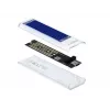 Obudowa SSD DeLOCK 42620 Zewnętrzna obudowa dla M.2 NVME PCIe SSD z portem USB Typu-C żeńskim, przezroczysta