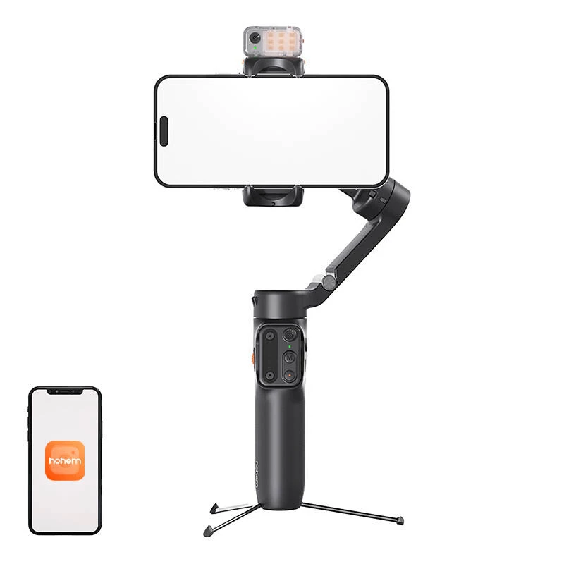3-osiowy gimbal do smartfonów Hohem iSteady V3 Kit — czarny, lekki, stabilizacja 3-osiowa