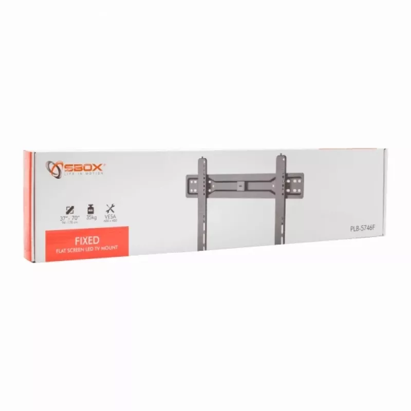 Uchwyt stały Sbox PLB-5746F do telewizora LED 37-70 cali, 35 kg