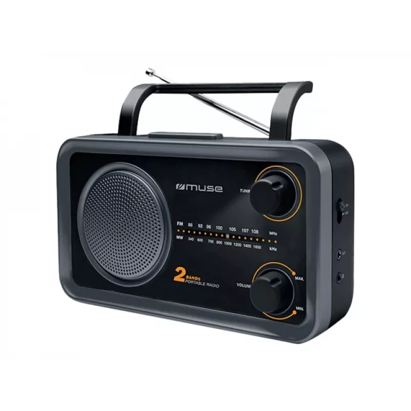 Muse | Przenośne radio 2-pasmowe | M-06DS | AUX in | Szary
