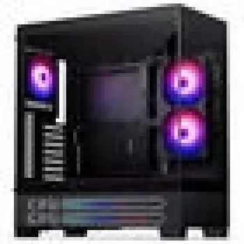 PHANTEKS XT View Matrix PC-Enclosure, Midi-Tower, E-ATX, Tempeczerwony Glass, Matrix LED - czarny (PH-XT523VM1_DBK01)