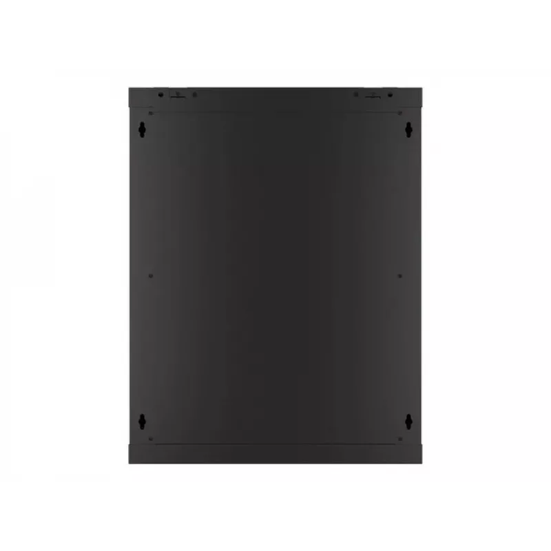 Lanberg naścienna szafa instalacyjna rack 19'' 15U 600x450mm czarna (drzwi szklane)