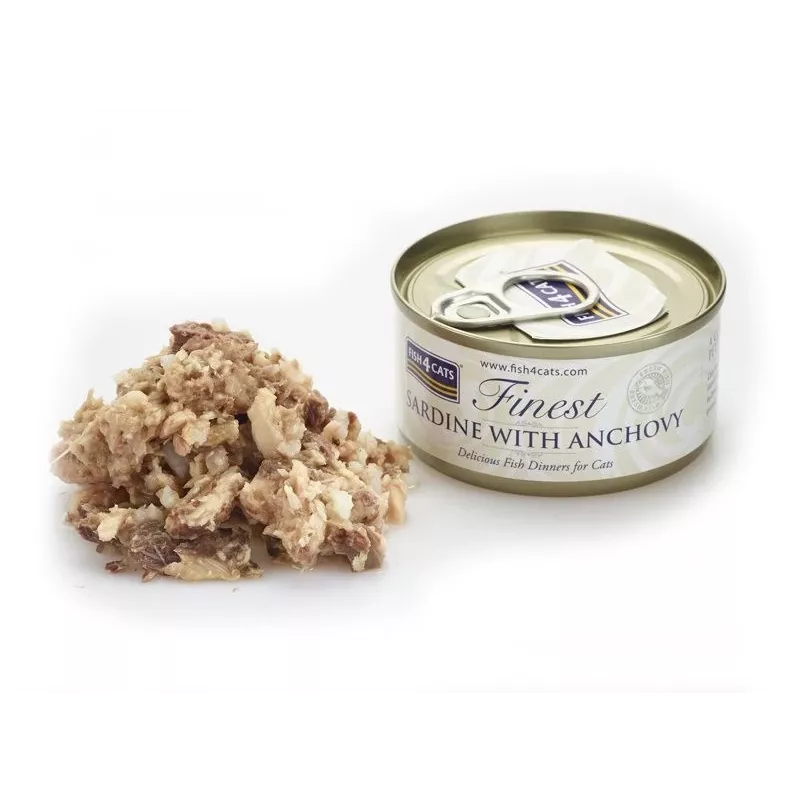 FISH4CATS Sardine with anchovy - mokra karma dla kota - 70g