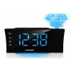 Blaupunkt CRP81USB radiobudzik z projektorem i ładowaniem USB, czarny