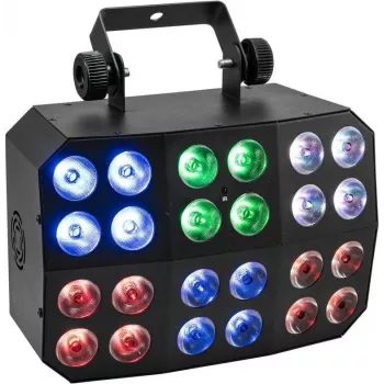 LED pixel light EUROLITE CLS-6 PIX HCL 6x12W RGBW — 6 opraw, diody LED 12W, RGBW