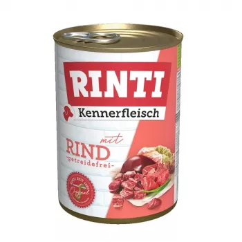 RINTI Kennerfleisch Beef - mokra karma dla psów - 400g