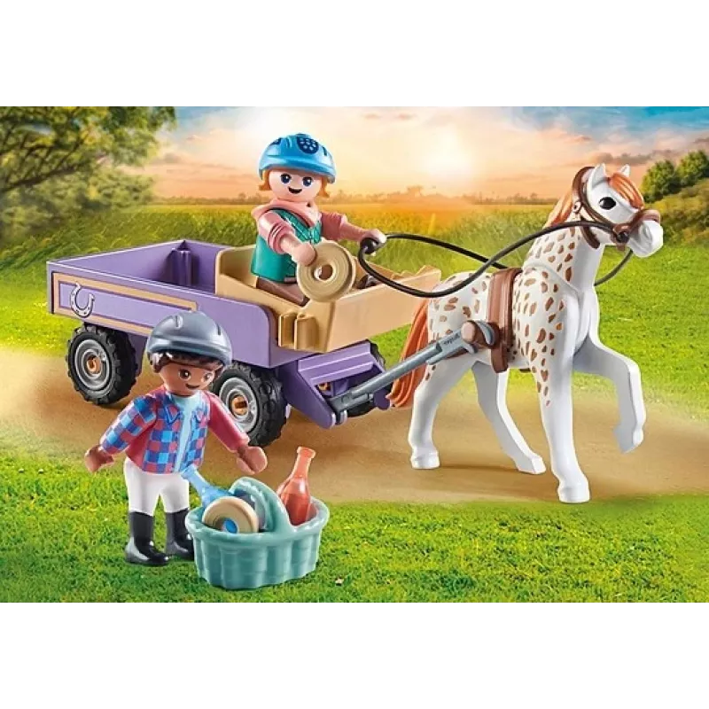 Playmobil 71496 Konie Wodospadu: Powóz kucyków