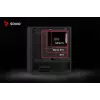 Obudowa PC Cube SAVIO Noctis Glass RGB — Czarny, ATX/Micro-ATX, 210×410×450 mm, 3×120 mm wentylatory z przodu