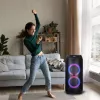 Głośnik przenośny MANTA ATTIS SPK0802 120W, Bluetooth, wejście przewodowe, akumulator, FM, oświetlenie LED