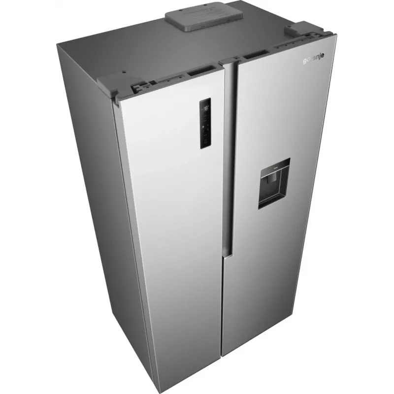 Gorenje HZF55082 NRS917E41XWD G400, wolnostojąca, drzwi amerykańskie, szary, 2 drzwi, dotykowy, LED