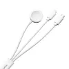 Magnetyczna ładowarka Joyroom S-IW008 Lightning USB-C 5V 1,2 m biały kabel