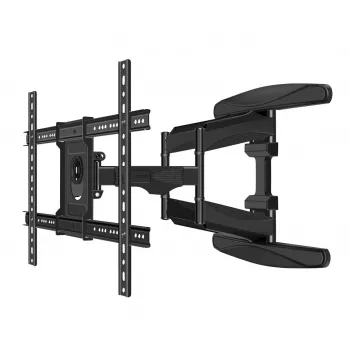 Uchwyt ścienny ESPERANZA ERW021 do płaskich telewizorów 40–85 cali, metalowy, odchylany, dystans 6–50 cm, udźwig 68 kg, VESA 200x100–600x500 mm