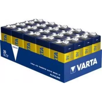 Bateria Varta Longlife 9V E-Block — Opakowanie 20 szt.