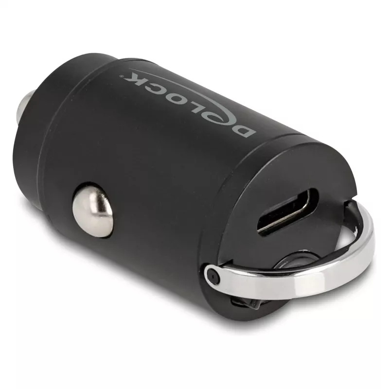 Ładowarka samochodowa DeLOCK 64278 uniwersalna czarna szybkie ładowanie 12-24V