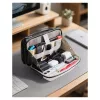 Torba na kable inateck 28 cm * 17 cm * 11,8 cm oliwkowa
