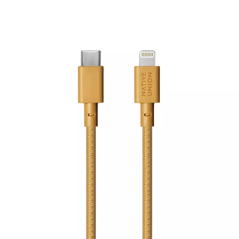 Kabel USB-A do Lightning Native Union Night kabel — 3 m, żółty