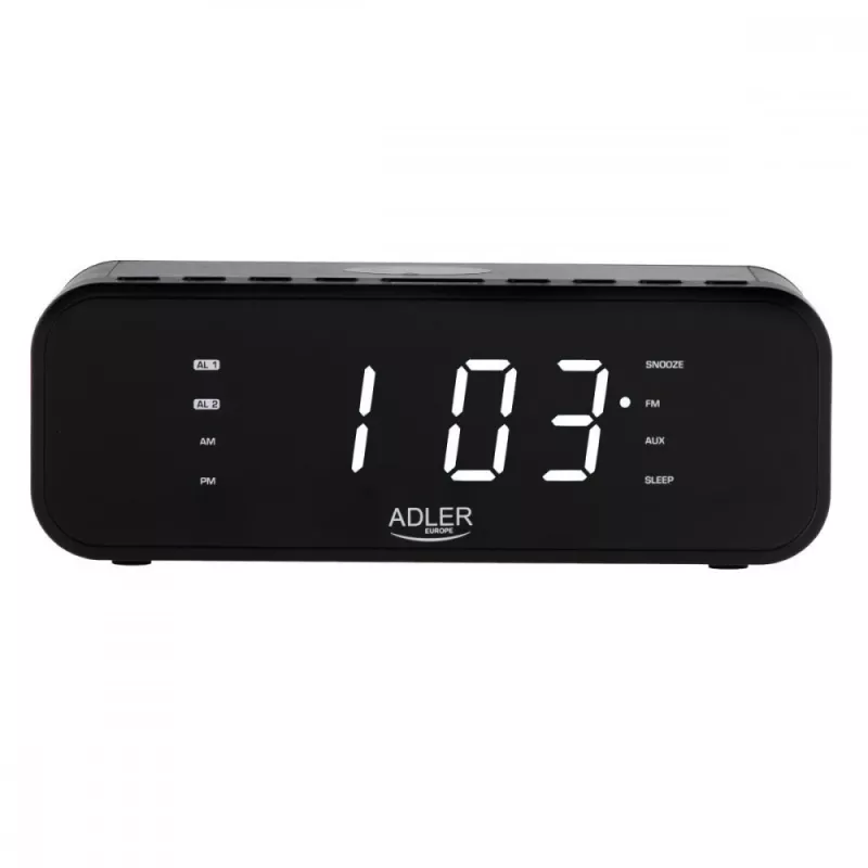 Ceas Cu Radio, Alarma Si Incarcator Wireless Adler AD 1192B