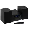 Mini zestaw stereo Hi‑Fi Adler AD 1917 — Bluetooth V5.3, CD/USB/MP3, 2×25W RMS, tuner FM, 4‑pasmowy korektor, AUX, czarny