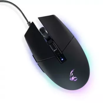 Mysz gamingowa MediaRange MRGS202 — praworęczna, optyczna, 4000 DPI, 6 przycisków, USB Type-A, czarna