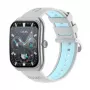 Smartwatch Colmi P86 srebrny Bluetooth z monitorem tętna, srebrna koperta