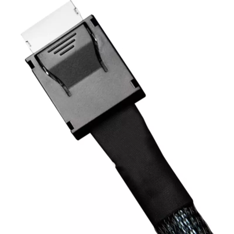 Wewnętrzny kabel SAS RAIDSONIC MB206L-B cienki 50 cm SAS 8i na OCuLink 4i
